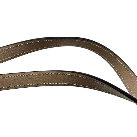 Auth COACH - C4077 Beige Leather Shoulder Bag - Picture 6 of 8